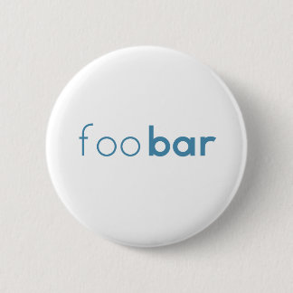 Badge Rond 5 Cm Conception minimaliste de barre de Foo