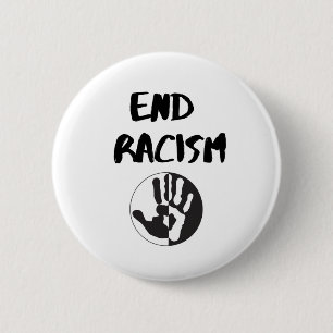 Badge Rond 5 Cm Conception raciste pour les activistes anti-racism