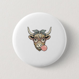 Badge Rond 5 Cm Conception vectorielle vintage de bubble gum de va