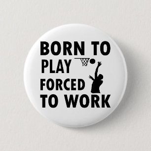 Badge Rond 5 Cm Conceptions fraîches de net-ball