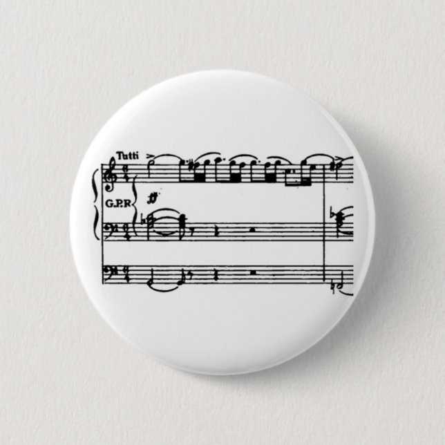 Badge Rond 5 Cm Concert d'orgue de Poulenc (Devant)