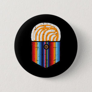 Badge Rond 5 Cm Conchas Serape Poche Cinco De Mayo Fiesta Mexicain