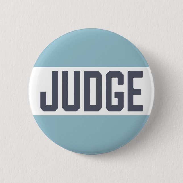 Badge Rond 5 Cm Concours de jugement Juge moderne (Devant)