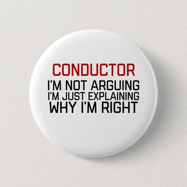 Badge Rond 5 Cm conducteur (Devant)