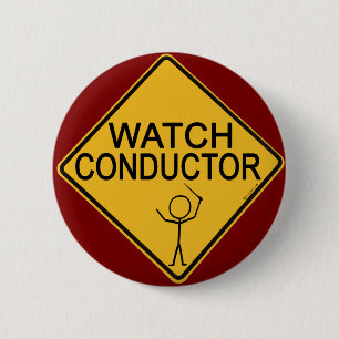 Badge Rond 5 Cm Conducteur de montres