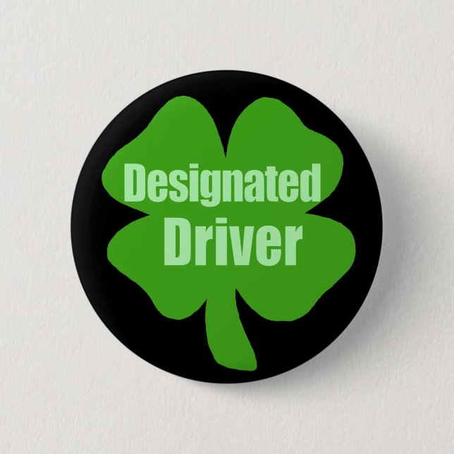Badge Rond 5 Cm Conducteur indiqué (Devant)