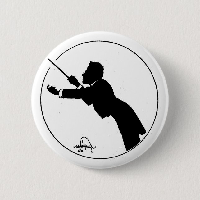 Badge Rond 5 Cm Conduite de Mahler (Devant)