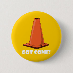 Badge Rond 5 Cm CÔNE OBTENU 1t