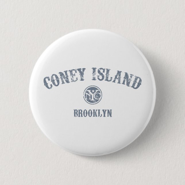 Badge Rond 5 Cm Coney Island (Devant)