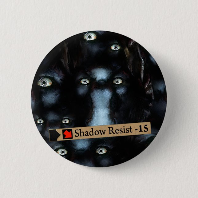 Badge Rond 5 Cm Confusion (Devant)