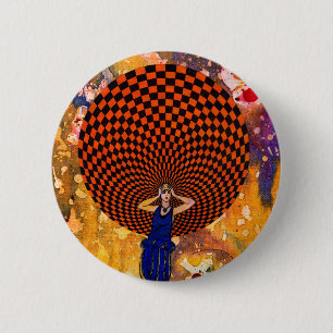 Badge Rond 5 Cm Confusion by Michael Moffa