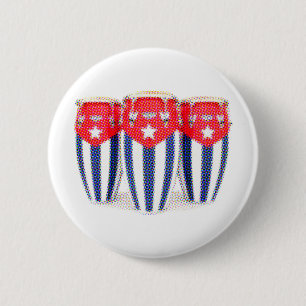 Badge Rond 5 Cm Congas cubaines