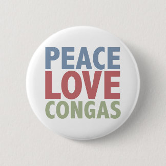 Badge Rond 5 Cm Congas d'amour de paix