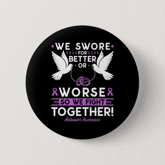 Badge Rond 5 Cm Conjoint de soutien de la sensibilisation Époux Ép (Devant)