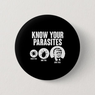 Badge Rond 5 Cm Connaissez Vos Parasites Deer Tick Chien Tick Tick