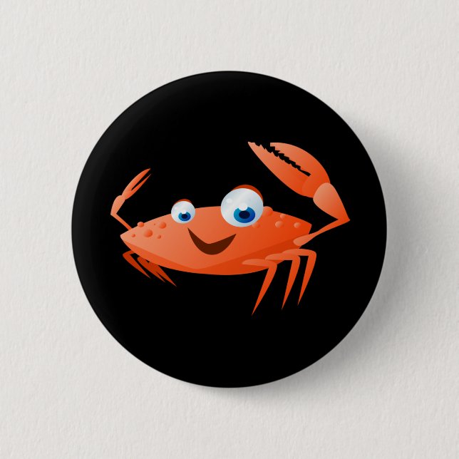 Badge Rond 5 Cm Connor le crabe (Devant)