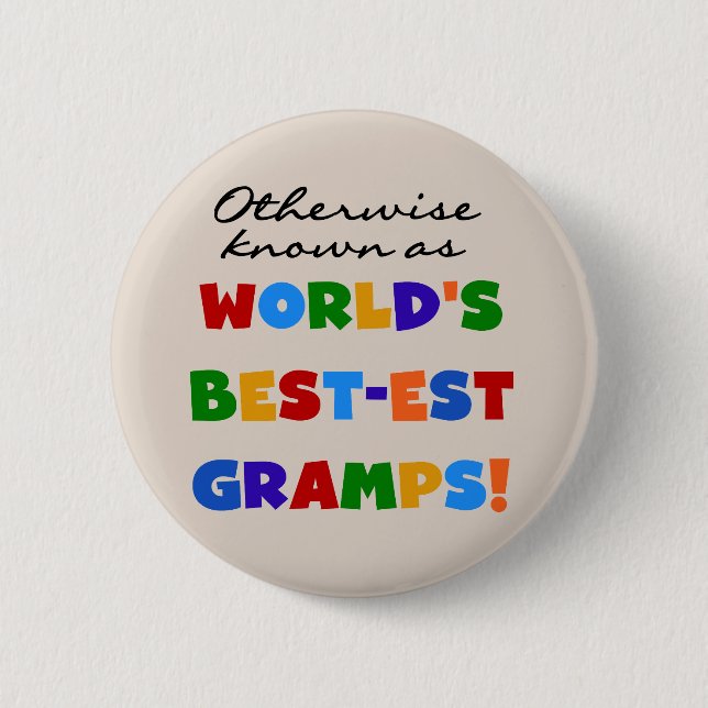 Badge Rond 5 Cm Connu autrement sous le nom de meilleurs groupes (Devant)