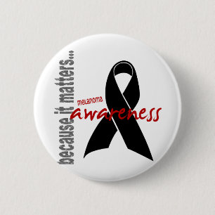 Badge Rond 5 Cm Conscience de mélanome