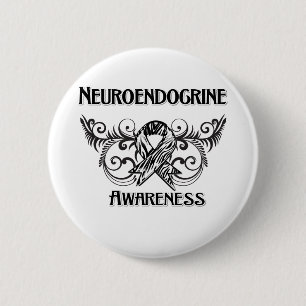 Badge Rond 5 Cm Conscience neuroendocrine de Cancer