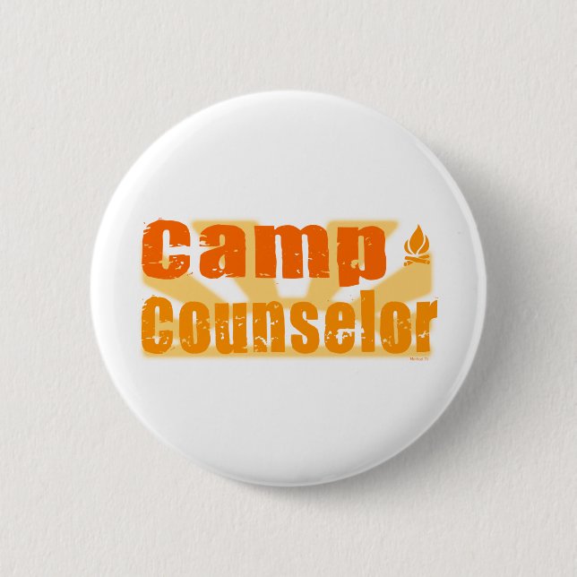 Badge Rond 5 Cm Conseiller de camp (Devant)