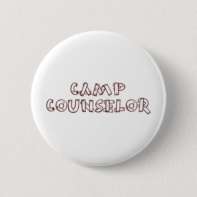 Badge Rond 5 Cm Conseiller de camp (Devant)