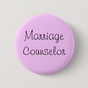 Badge Rond 5 Cm "Conseiller matrimonial" Pin