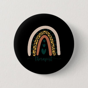 Badge Rond 5 Cm Conseiller Sensibilisation à la santé mentale Léop