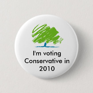 Badge Rond 5 Cm conservative_party_logo, je vote Conservativ…