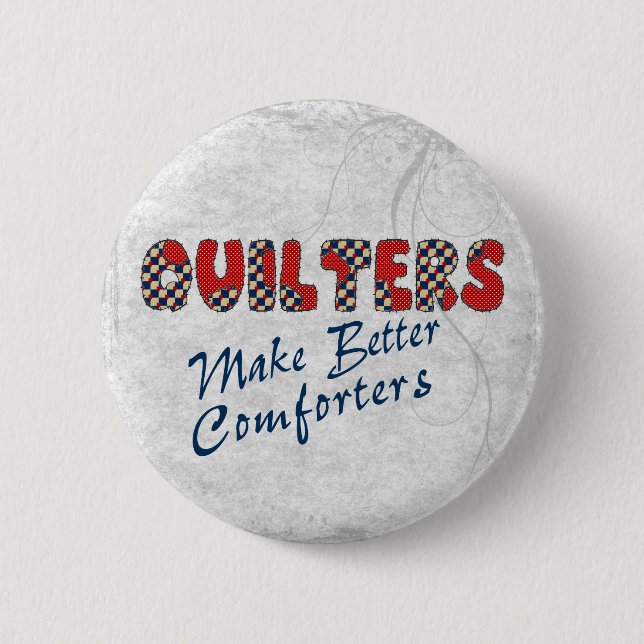 Badge Rond 5 Cm Consolation de Quilters (Devant)