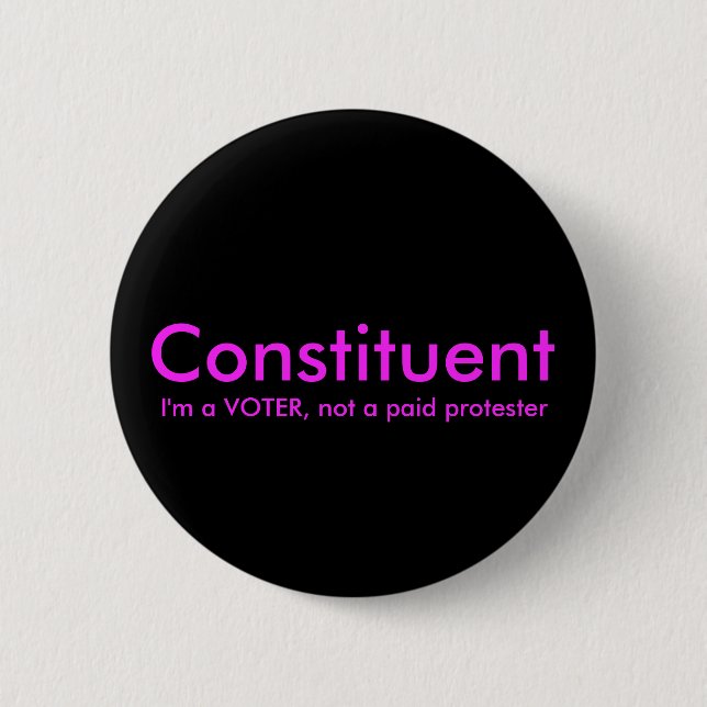 Badge Rond 5 Cm Constituant pas un bouton politique de (Devant)