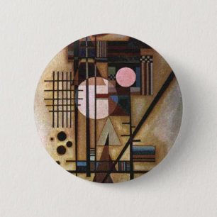 Badge Rond 5 Cm Construction adoucie Kandinsky