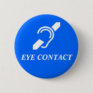 BADGE ROND 5 CM CONTACT OEIL