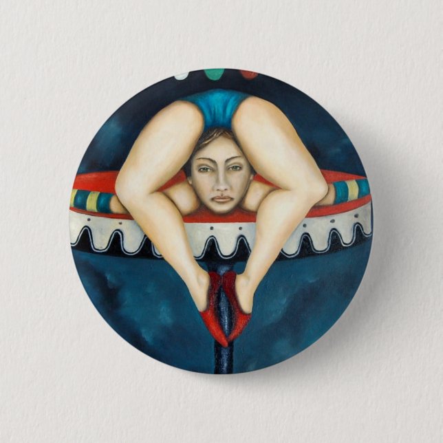 Badge Rond 5 Cm contorsionniste (Devant)