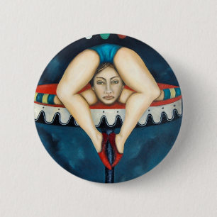 Badge Rond 5 Cm contorsionniste