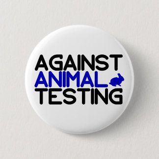 Badge Rond 5 Cm Contre les tests animaux