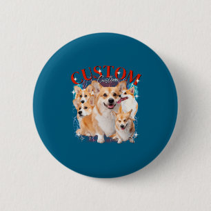 Badge Rond 5 Cm Contrefaçon Animaux Drôles Chien Chat Animaux Dome