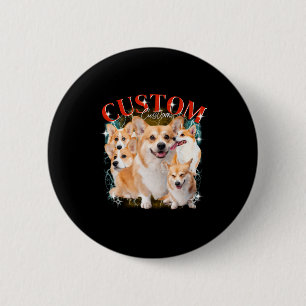 Badge Rond 5 Cm Contrefaçon Vintage Chiens Chats Animaux Drôles 1b