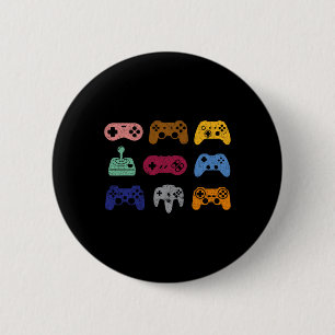 Badge Rond 5 Cm Contrôle vidéo contrôleur console de jeu de contrô