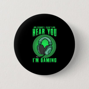 Badge Rond 5 Cm Contrôleur de jeu de jeu de jeu vidéo drôle Fo