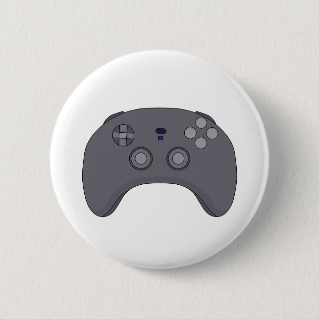 Badge Rond 5 Cm Contrôleur de jeu vidéo (Devant)