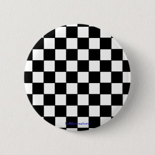 Badge Rond 5 Cm contrôleurs noirs et blancs de bouton -