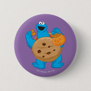 Badge Rond 5 Cm Cookie Monster   Cookie Costume