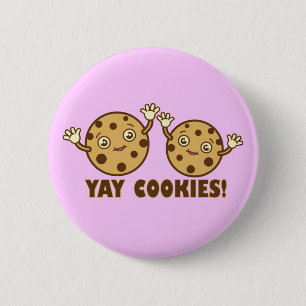 Badge Rond 5 Cm Cookies, Yay
