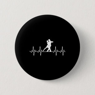 Badge Rond 5 Cm Cool Ballroom Design Pour Hommes Femmes Danser Bal