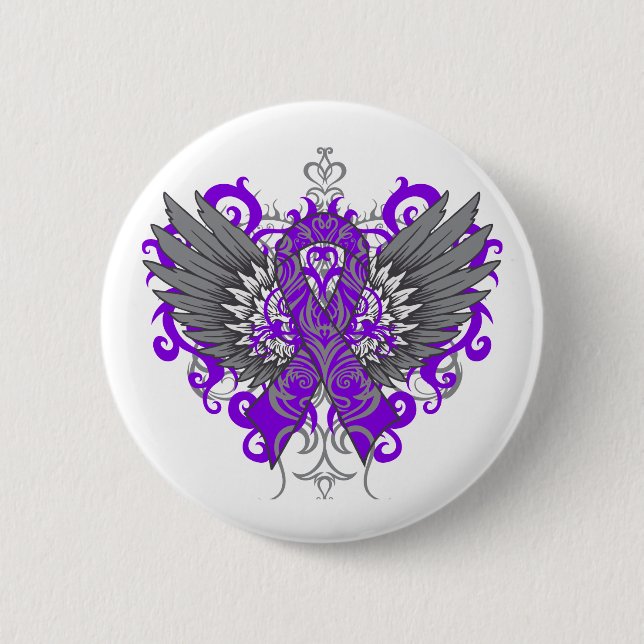 Badge Rond 5 Cm Cool de sensibilisation Lupus (Devant)