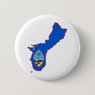 Badge Rond 5 Cm Cool Guam
