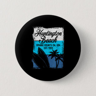Badge Rond 5 Cm Cool Huntington Beach 2019 Concours de surf