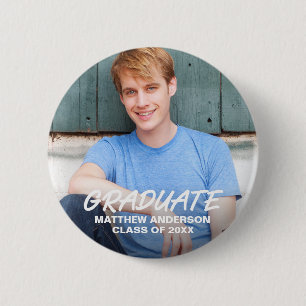 Badge Rond 5 Cm Cool moderne - Faire-part de graduation