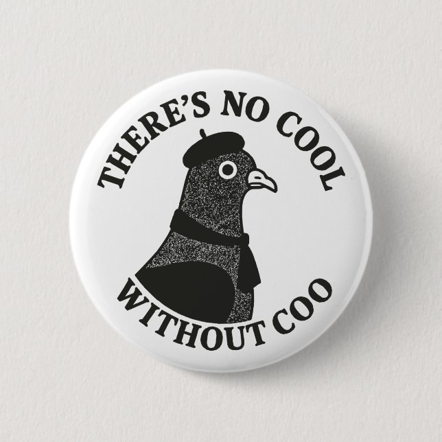 Badge Rond 5 Cm Cool Pigeon (Devant)