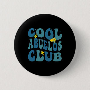 Badge Rond 5 Cm Cool rétro super Abuelos Club Fête des pères Nouve